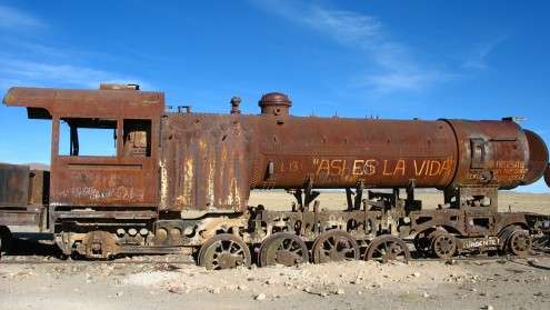 Lokomotive Wrack