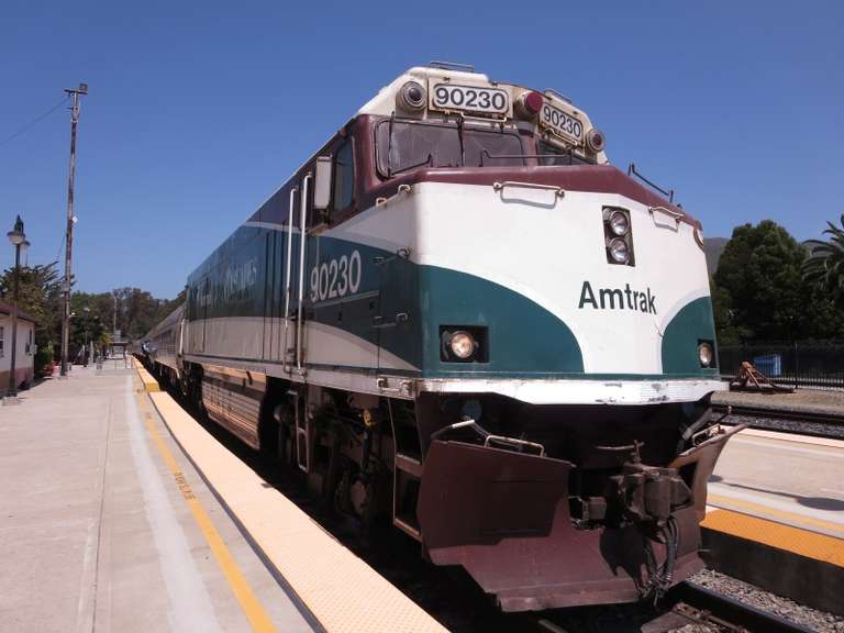 Amtrak Zug im Bahnhof 1